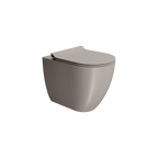GSI Pura 55 rimless back to wall WC in matt tortora