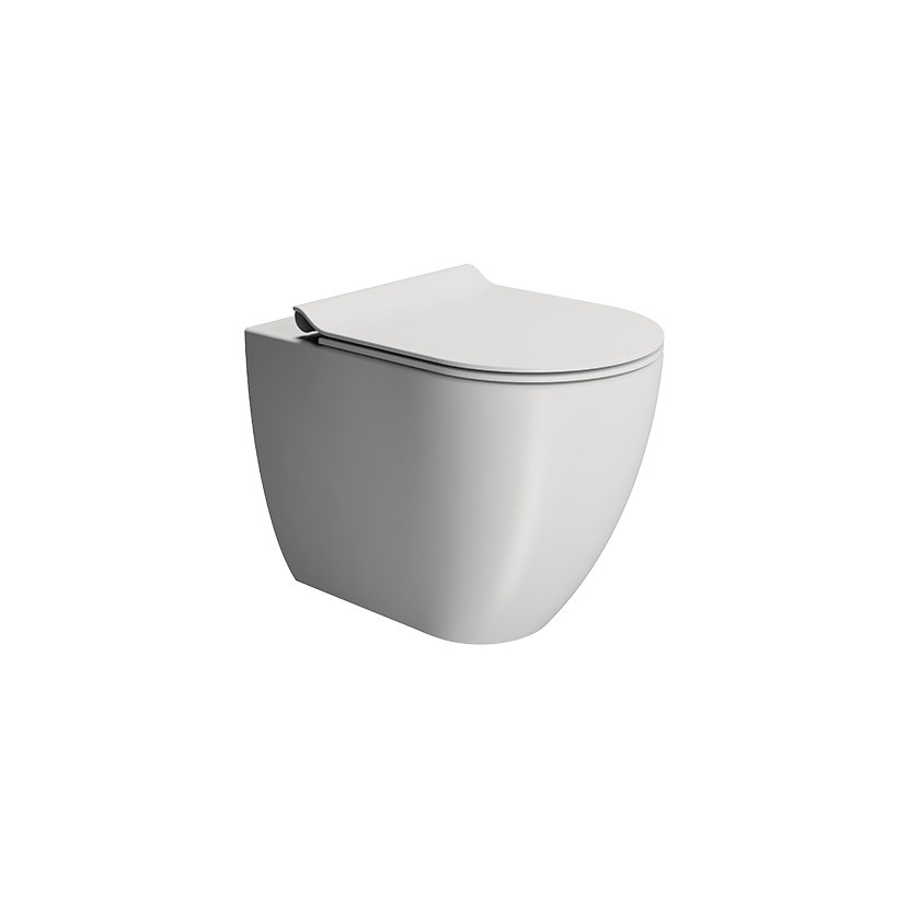 GSI Pura 55 rimless back to wall WC in matt white