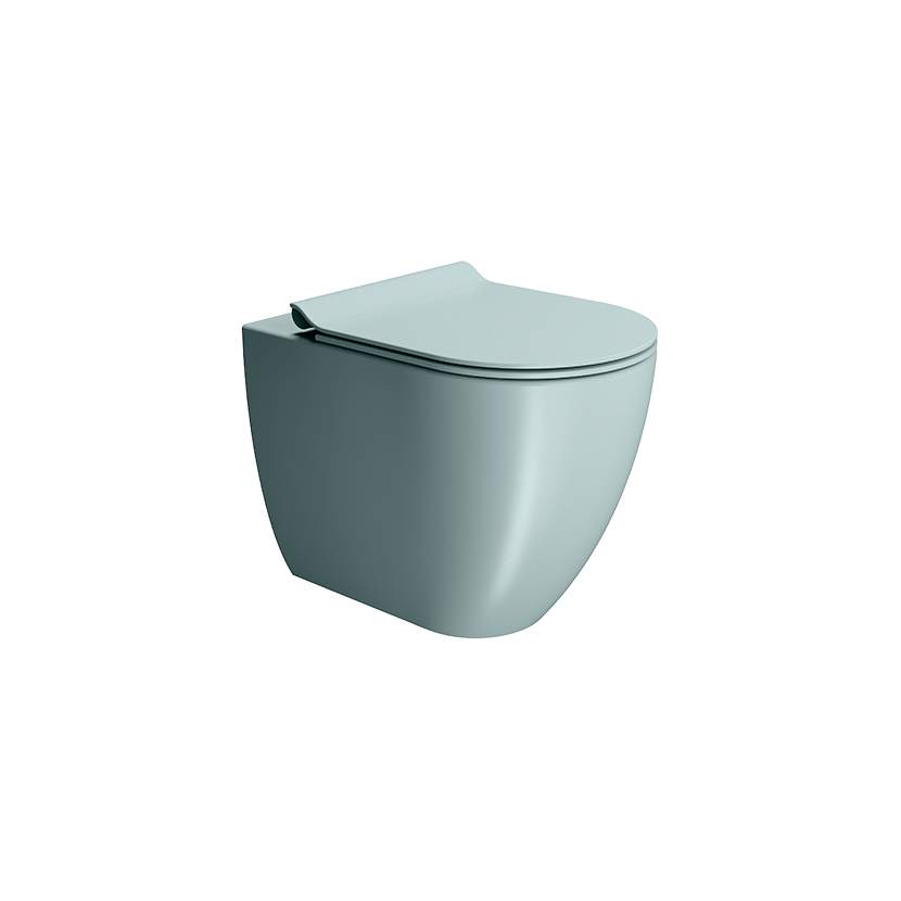 GSI Pura 55 rimless back to wall WC in matt ghiaccio