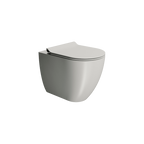 GSI Pura 55 rimless back to wall WC in matt cenere