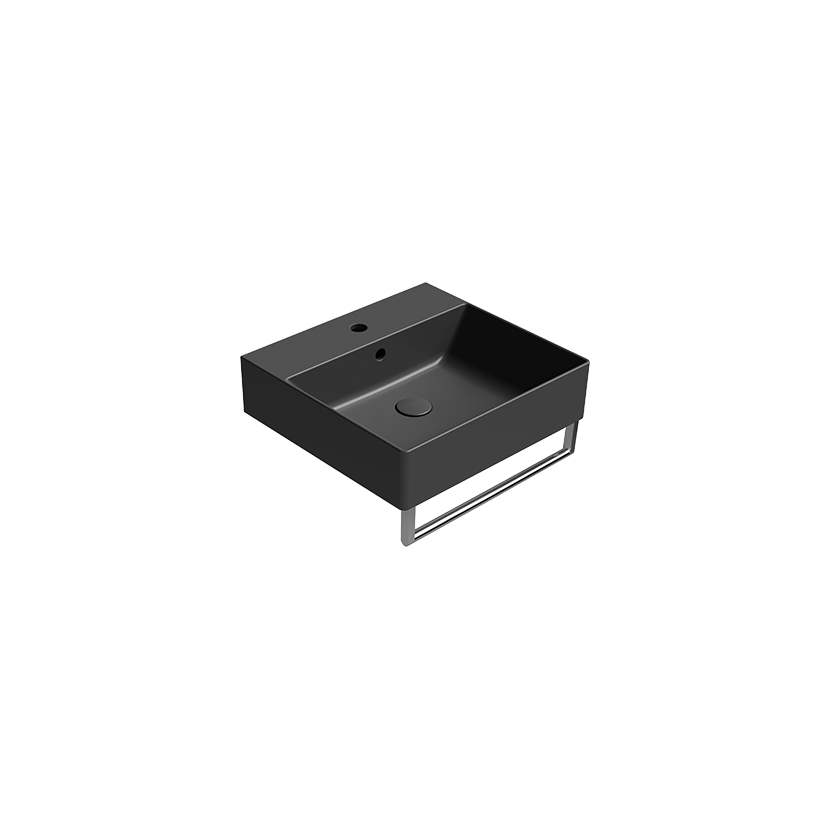 GSI Kube X 50 x 47 basin in matt ardesia