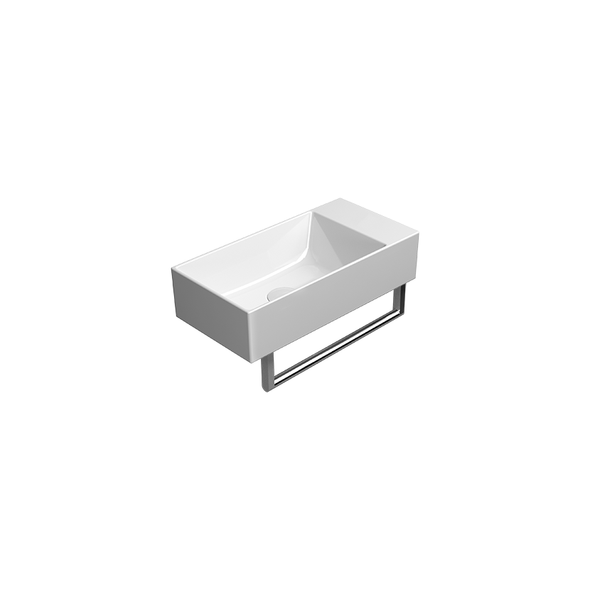 GSI Kube X 50 x 25 basin in gloss white