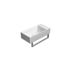 GSI Kube X 50 x 25 basin in gloss white