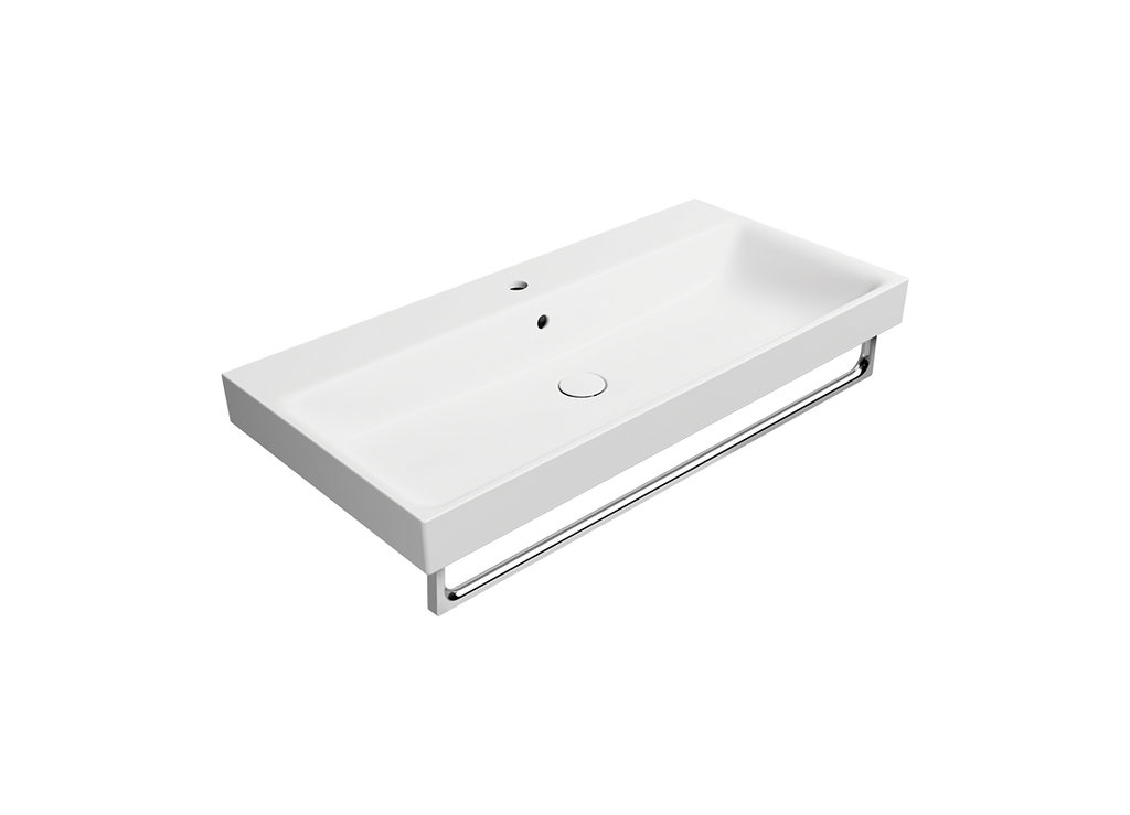 GSI Nubes 100 x 50 basin in matt white
