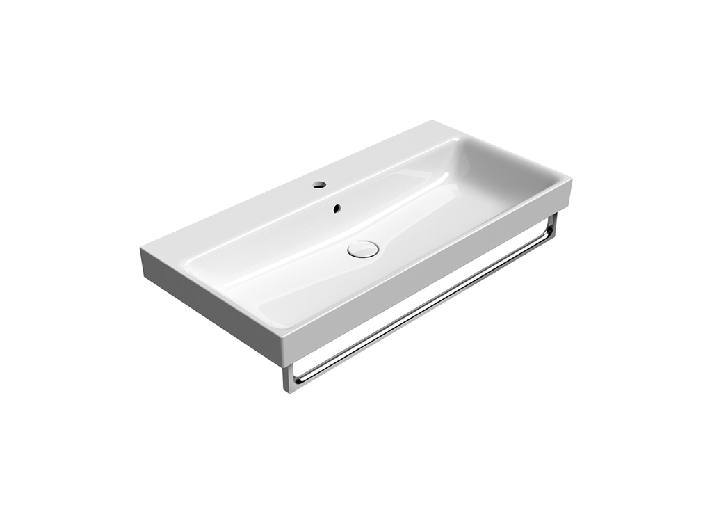 GSI Nubes 100 x 50 basin in gloss white