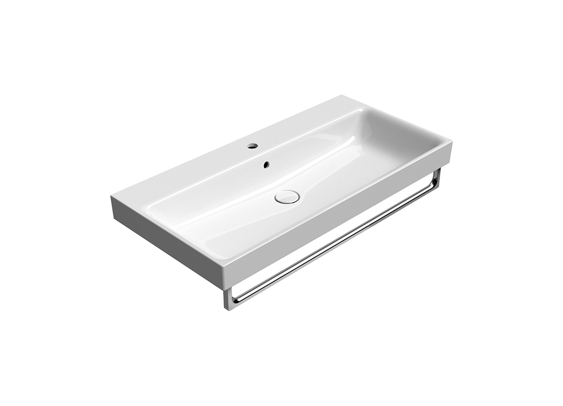 GSI Nubes 100 x 50 basin in gloss white