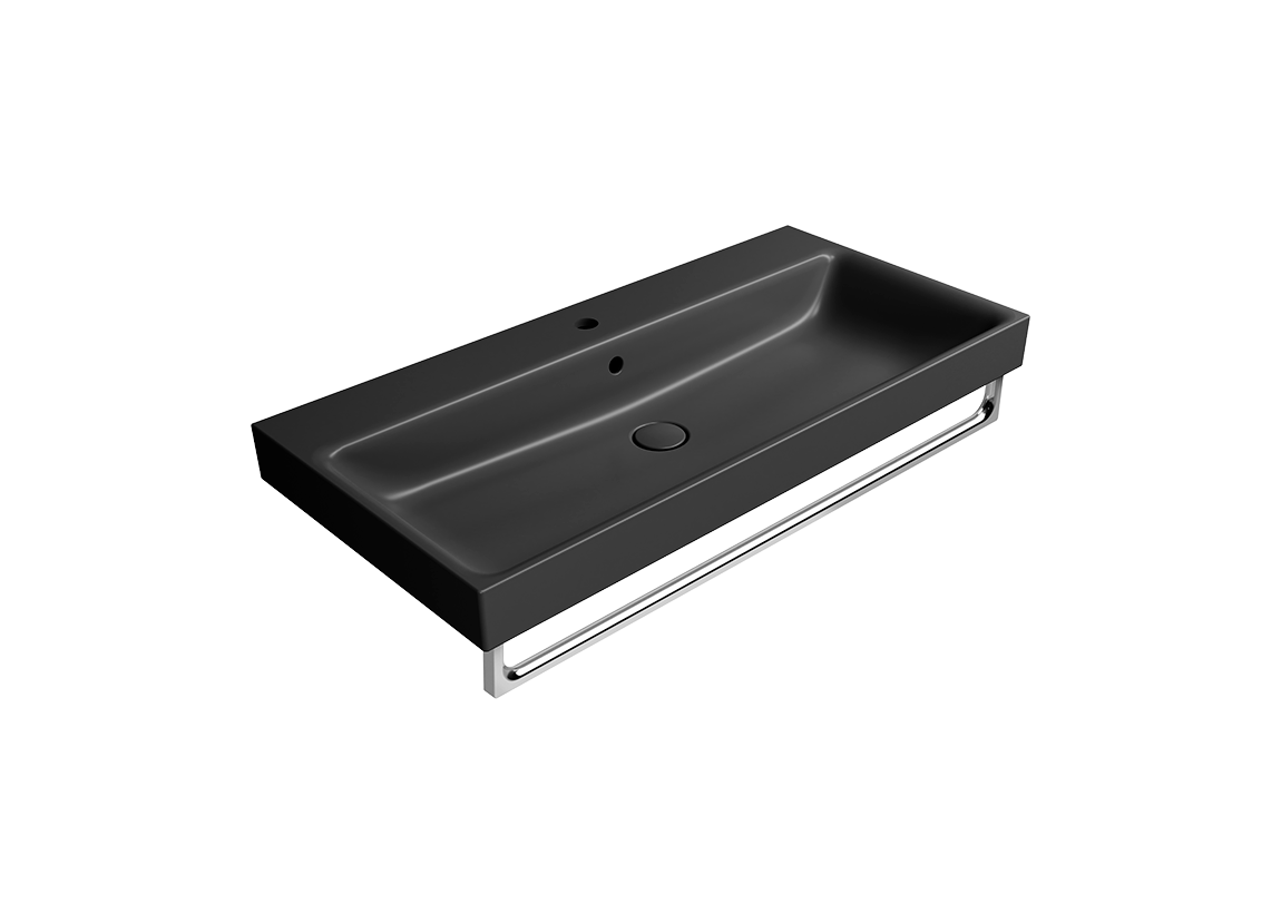 GSI Nubes 100 x 50 basin in matt ardesia