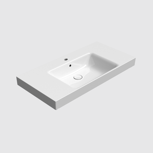 GSI Nubes X 100 x 50 Single Wall Mounted Basin