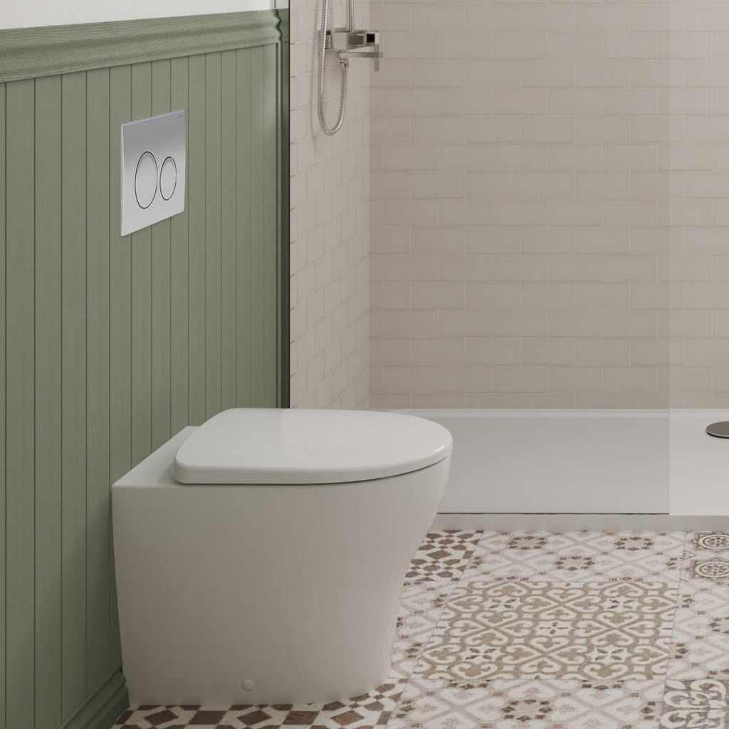 Geberit Back-to-Wall 4-in-1 Pack with Selnova Rimless Pan