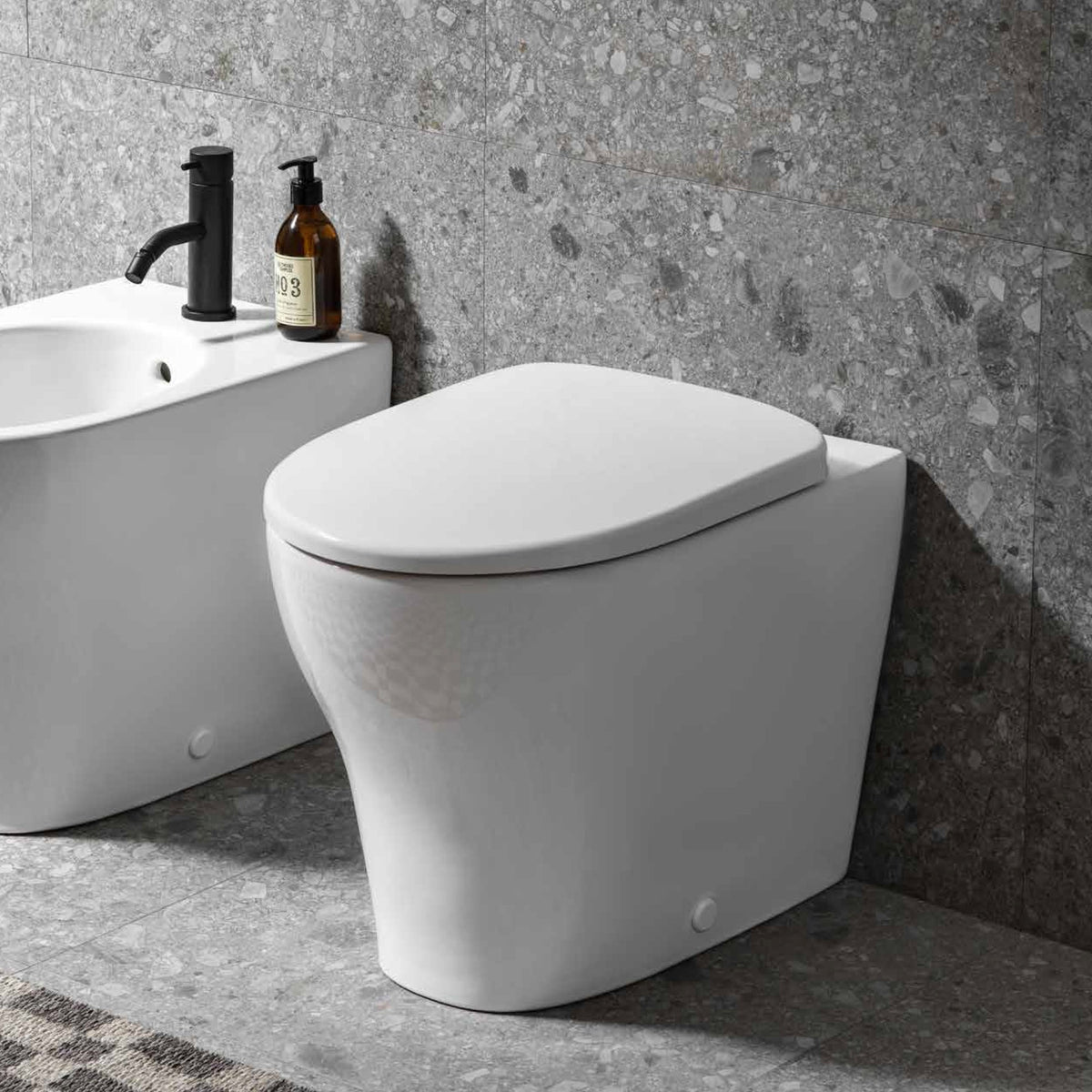 Geberit Back-to-Wall 4-in-1 Pack with Selnova Rimless Pan