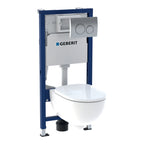 Geberit Wall-Hung 4-in-1 Pack with Selnova Rimless Pan