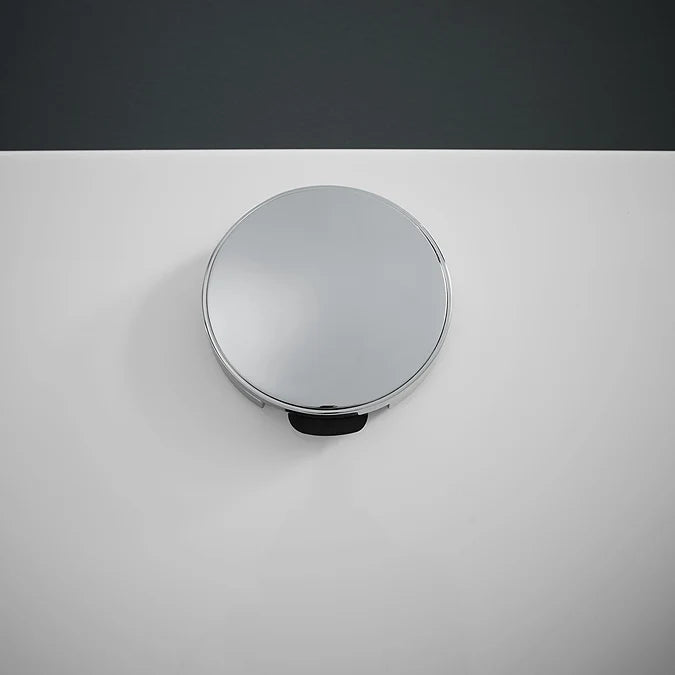 Geberit Overflow Bath Filler with Turn-Control Pop-Up Waste in Standard