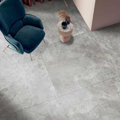 Flaviker Navona Grey Cross 120x120 installation