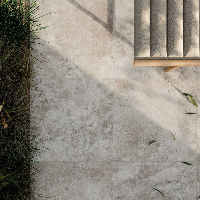 Flaviker Navona Grey Cross 60x60 R11 grip installation