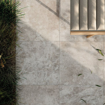 Flaviker Navona Grey Cross 60x60 R11 grip installation