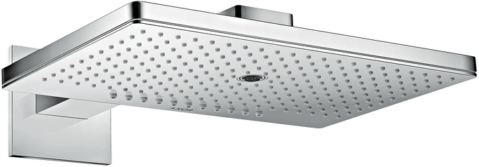AXOR ShowerSolutions Overhead Shower 460/300 3jet with Shower Arm and Square Escutcheon Chrome