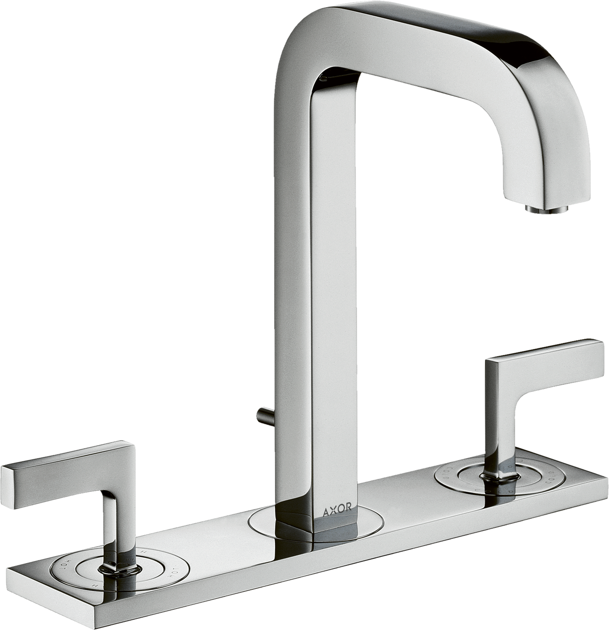 AXOR Citterio 3-Hole Basin Mixer 170 with Plate Chrome