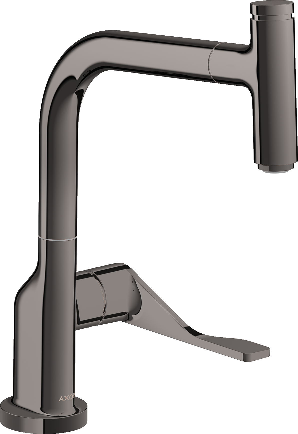 AXOR Citterio Kitchen Mixer Select 230 with Pull-Out Spout Polished Black Chrome
