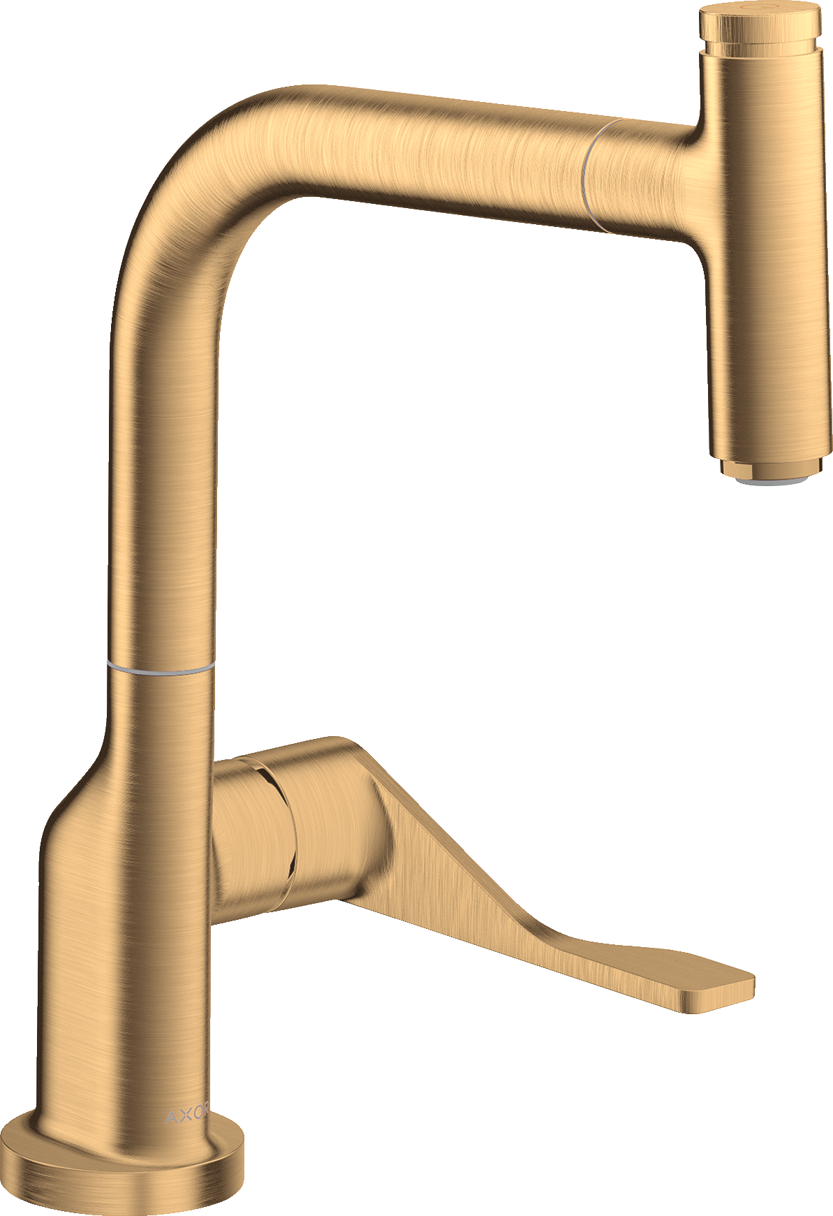 AXOR Citterio Kitchen Mixer Select 230 with Pull-Out Spout Brushed Brass