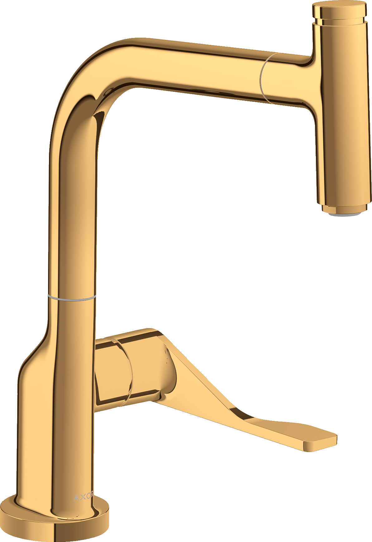 AXOR Citterio Kitchen Mixer Select 230 with Pull-Out Spout Polished Gold Optic
