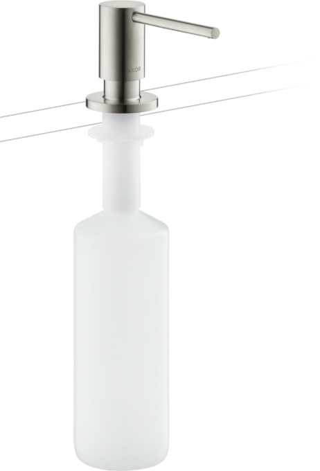 AXOR Uno Soap Dispenser Stainless Steel