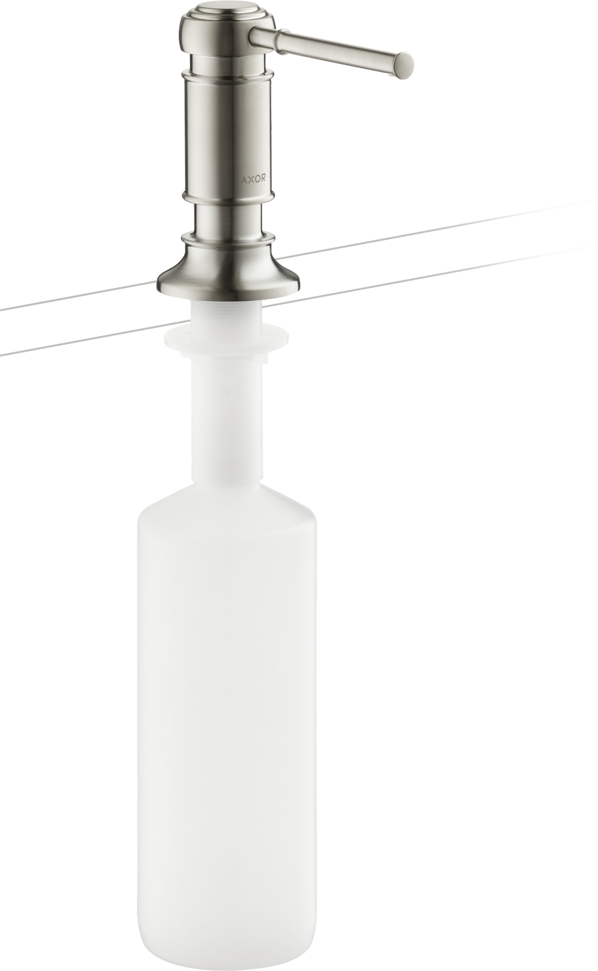 AXOR Montreux Soap Dispenser Stainless Steel Optic