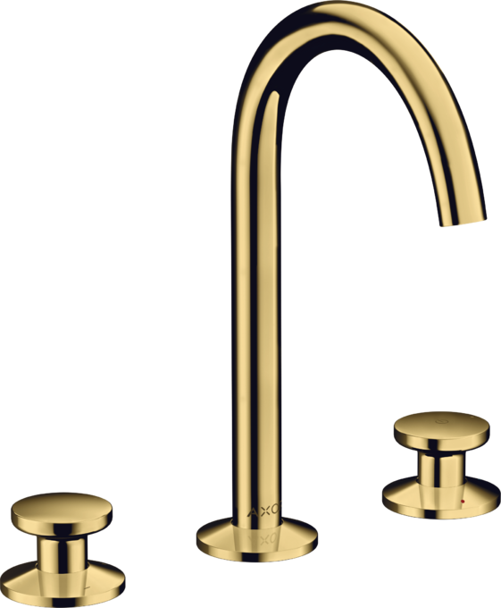 AXOR One 3-Hole Basin Mixer Select 170 Polished Gold Optic
