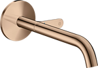 AXOR One Wall-Mounted Basin Mixer Select 220mm Polished Red Gold