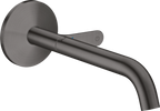 AXOR One Wall-Mounted Basin Mixer Select 220mm Brushed Black Chrome