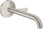 AXOR One Wall-Mounted Basin Mixer Select 220mm Stainless Steel Optic