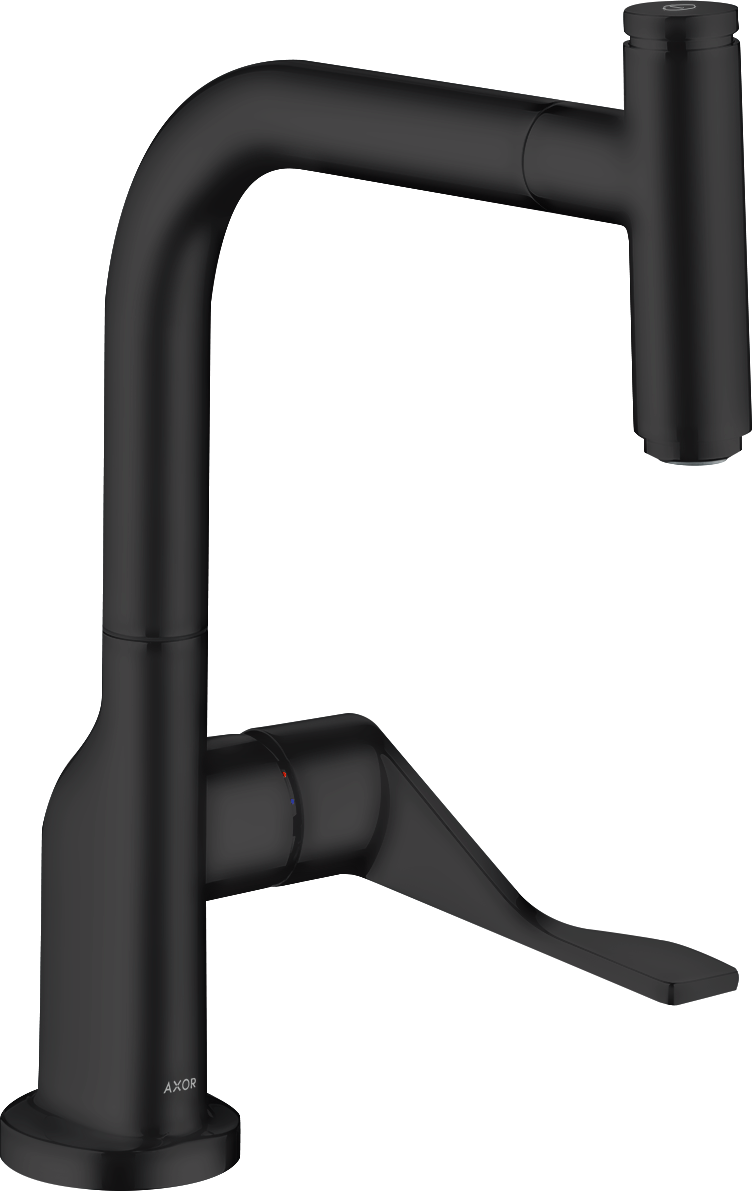 AXOR Citterio Kitchen Mixer Select 230 with Pull-Out Spout Matt Black