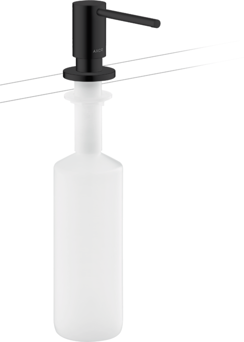 AXOR Uno Soap Dispenser Matt Black