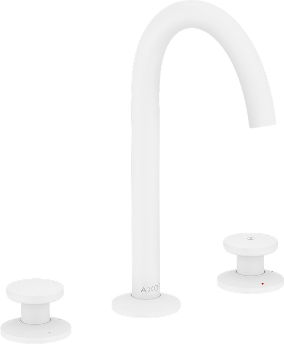 AXOR One 3-Hole Basin Mixer Select 170 Matt White