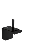 AXOR MyEdition Bidet Mixer Matt Black / Black Glass