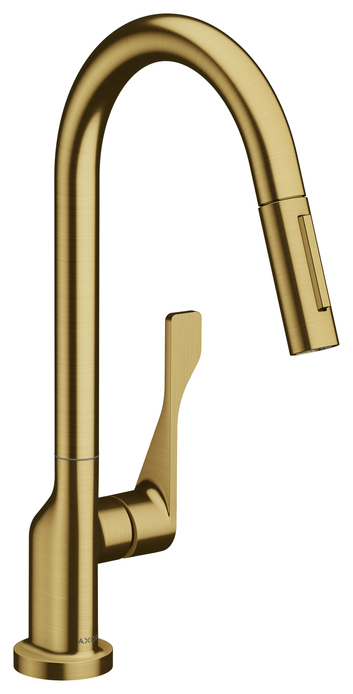 AXOR Citterio Kitchen Mixer 250 with Pull-Out Spray Brushed Gold Optic