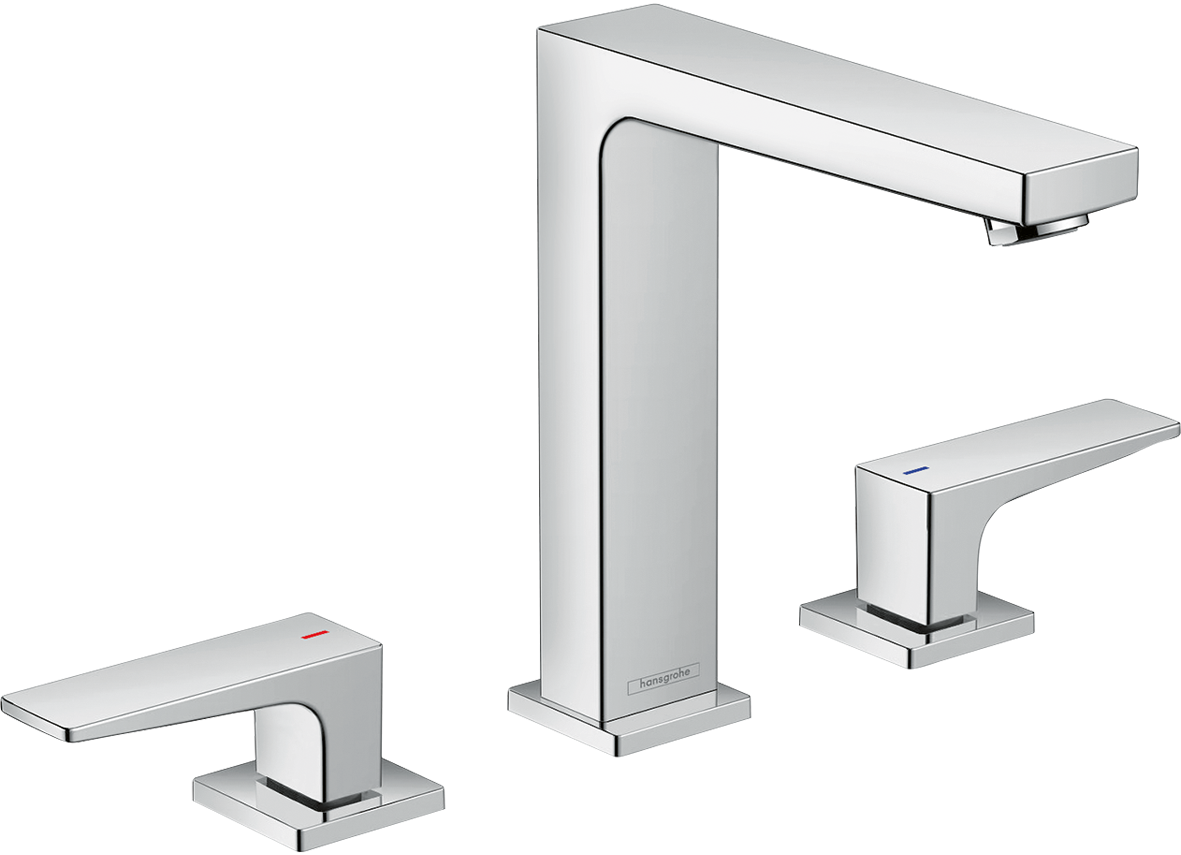 hansgrohe Metropol 3-Hole Basin Mixer 160 Chrome