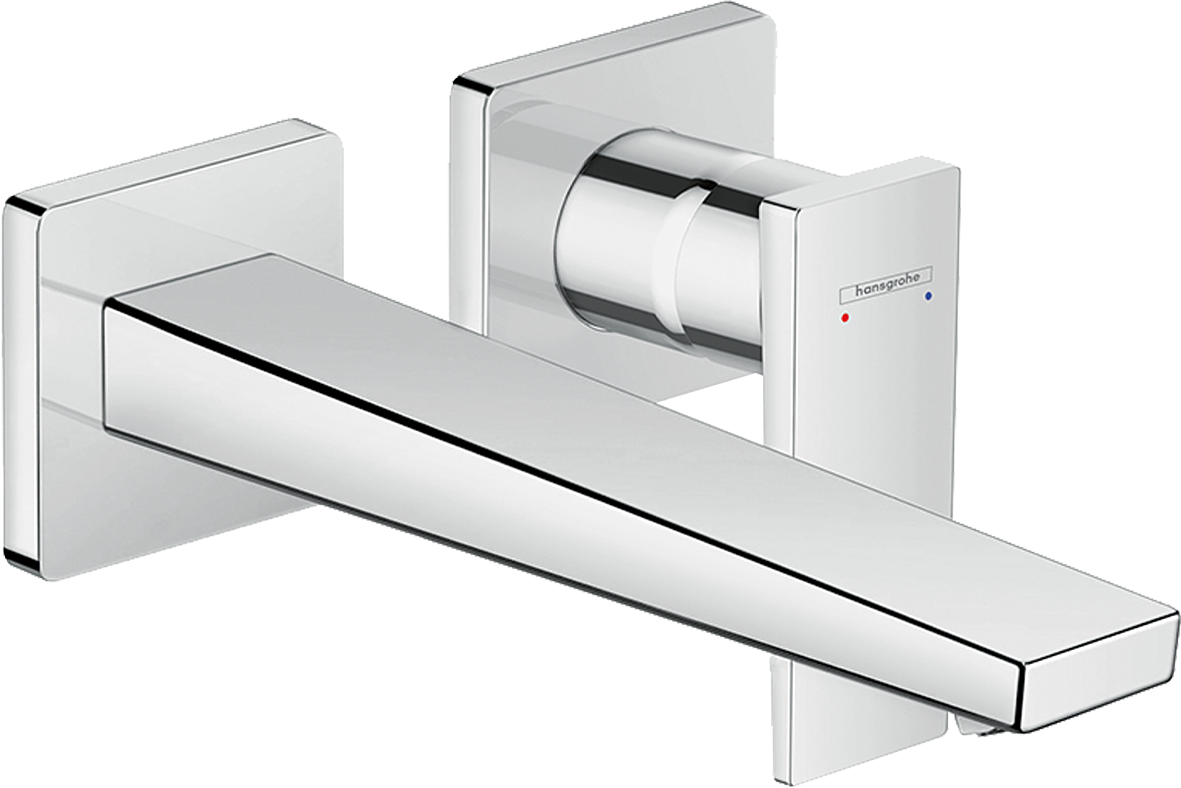hansgrohe Metropol Wall-Mounted Basin Mixer 225mm Chrome