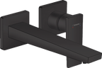 hansgrohe Metropol Wall-Mounted Basin Mixer 225mm Matt Black