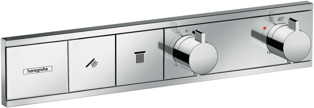 hansgrohe RainSelect Thermostat for 2 Functions Chrome