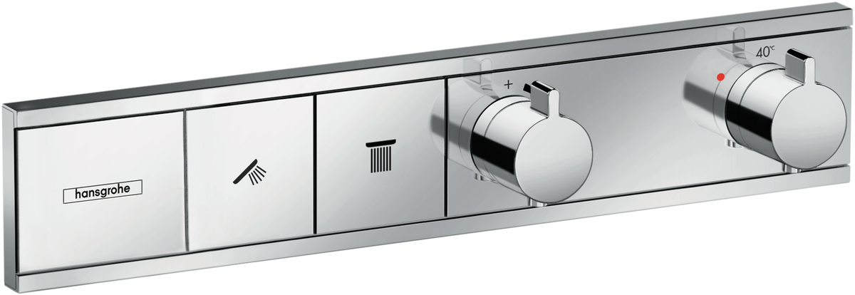 hansgrohe RainSelect Thermostat for 2 Functions Chrome