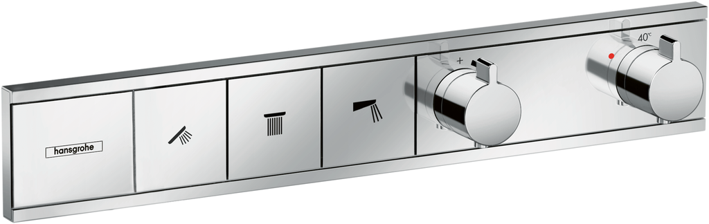 hansgrohe RainSelect Thermostat for 3 Functions Chrome