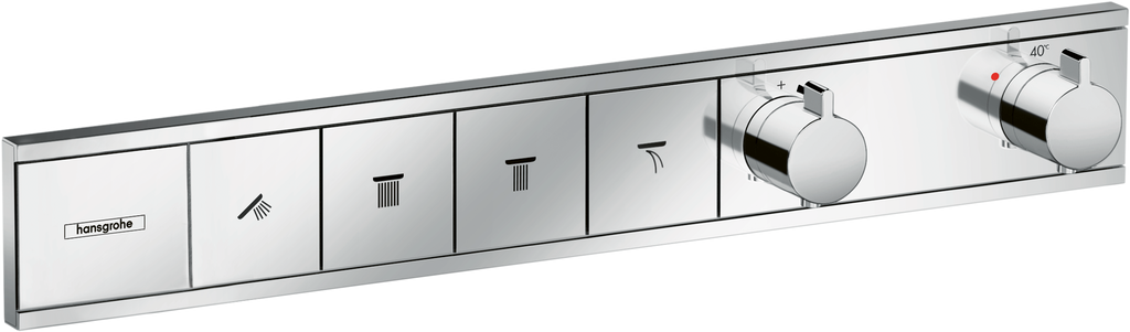 hansgrohe RainSelect Thermostat for 4 Functions Chrome