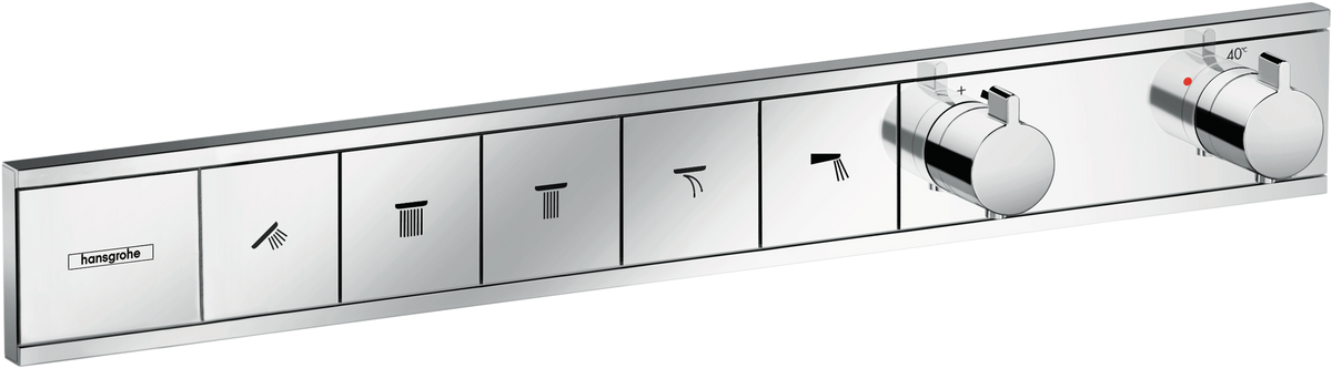 hansgrohe RainSelect Thermostat for 5 Functions Chrome