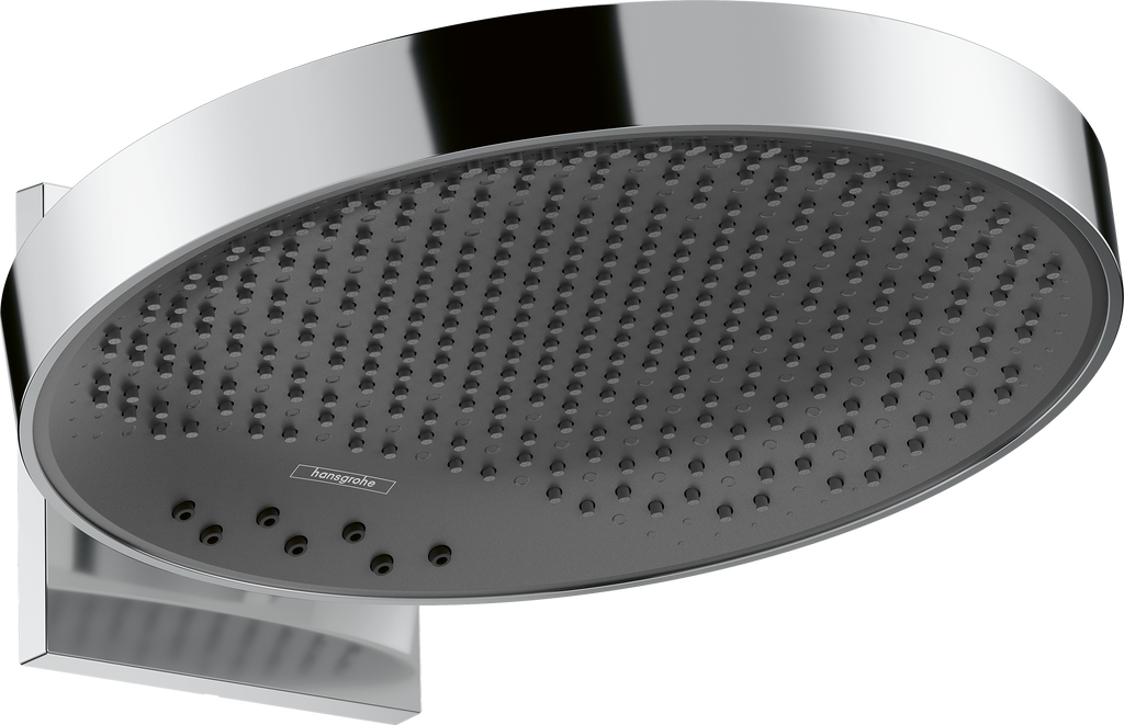 hansgrohe Rainfinity Overhead Shower 360 3jet with Wall Connector Chrome