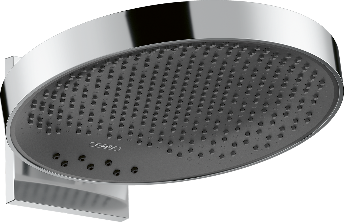 hansgrohe Rainfinity Overhead Shower 360 3jet with Wall Connector Chrome