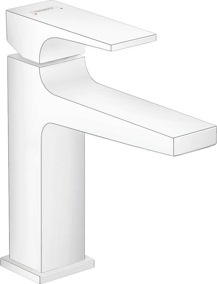 hansgrohe Metropol Basin Mixer 110 Matt White
