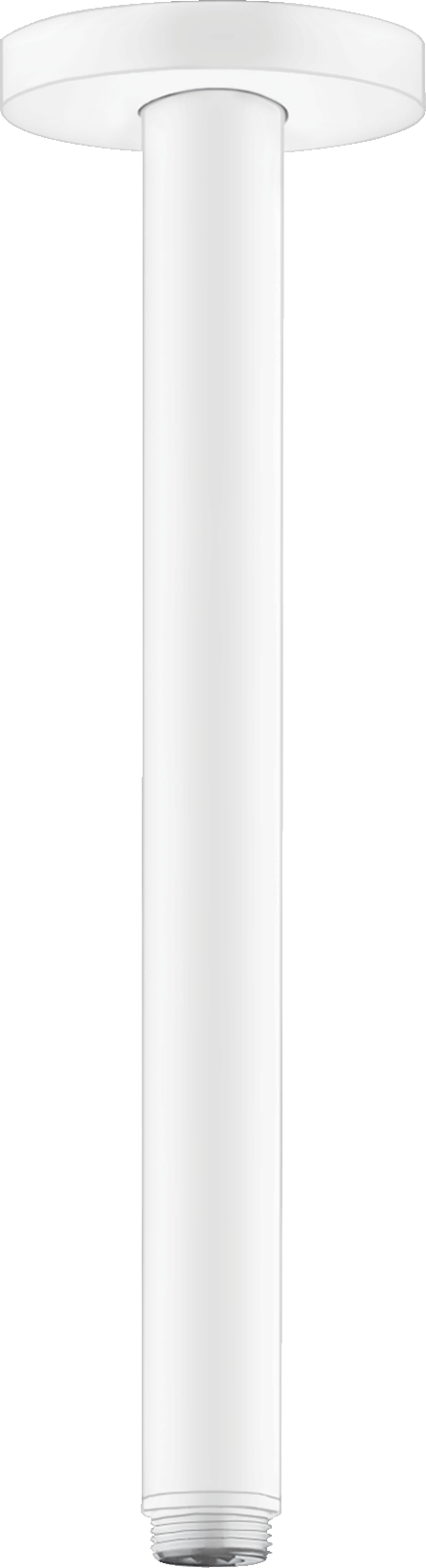 hansgrohe Ceiling Connector S 300mm Matt White