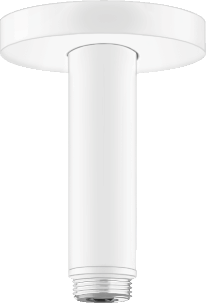 hansgrohe Ceiling Connector S 100mm Matt White