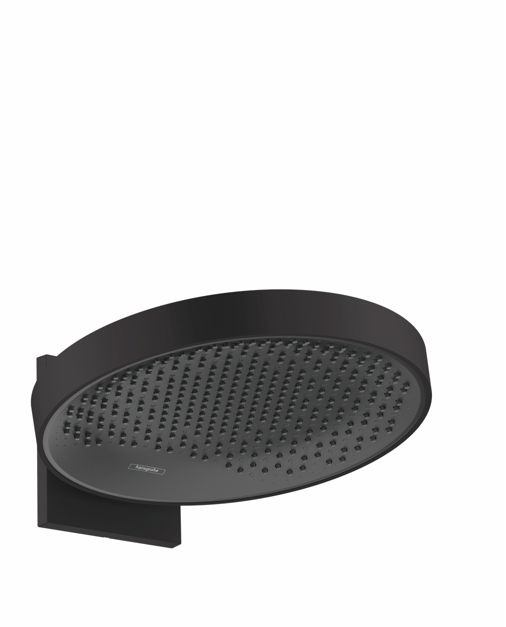 hansgrohe Rainfinity Overhead Shower 360 1jet with Wall Connector Matt Black