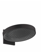 hansgrohe Rainfinity Overhead Shower 360 1jet with Wall Connector Matt Black